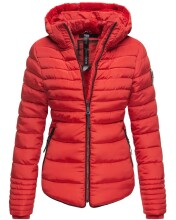 Marikoo Amber Ladies winterjacket quilted Jacket lined - Red-Gr.L