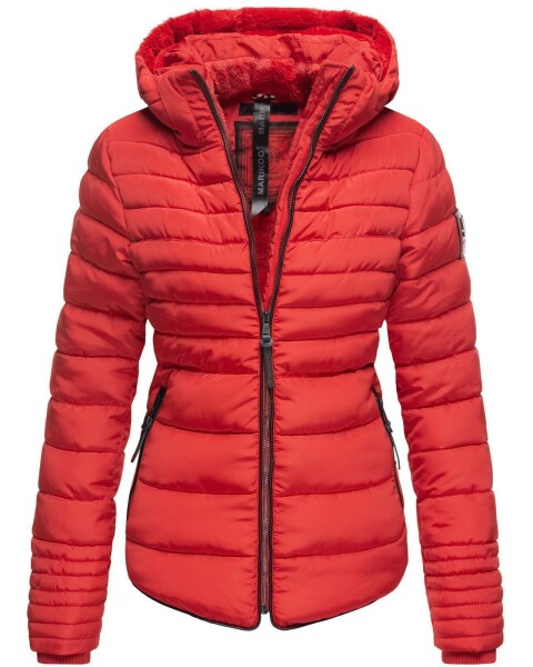 Marikoo Amber Ladies winterjacket quilted Jacket lined - Red-Gr.XXL