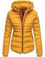 Marikoo Amber Ladies winterjacket quilted Jacket lined - Yellow-Gr.M