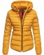 Marikoo Amber Ladies winterjacket quilted Jacket lined - Yellow-Gr.XXL