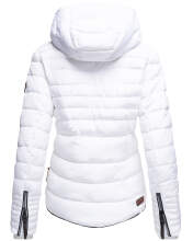 Marikoo Amber Ladies winterjacket quilted Jacket lined - White-Gr.XS