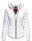 Marikoo Amber Ladies winterjacket quilted Jacket lined - White-Gr.XS