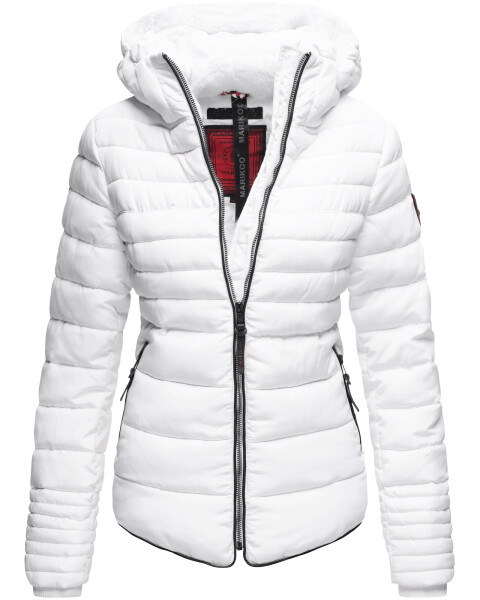 Marikoo Amber Ladies winterjacket quilted Jacket lined - White-Gr.S