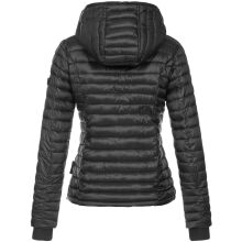 Navahoo Kimuk ladies spring quilted jacket hooded - Black-Gr.XS