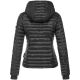 Navahoo Kimuk ladies spring quilted jacket hooded - Black-Gr.XS