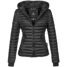 Navahoo Kimuk Damen Übergangs Steppjacke Schwarz - Black Größe S - Gr. 36