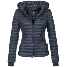 Navahoo Kimuk ladies spring quilted jacket hooded - Navy-Gr.XS