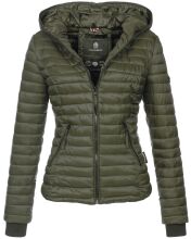 Navahoo Kimuk ladies spring quilted jacket hooded - Green-Gr.XS