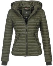 Navahoo Kimuk ladies spring quilted jacket hooded - Green-Gr.XXL