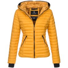 Navahoo Kimuk ladies spring quilted jacket hooded - Yellow-Gr.XS