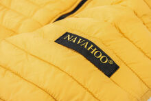 Navahoo Kimuk Damen Übergangs Steppjacke Gelb - Yellow Größe XS - Gr. 34