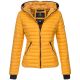 Navahoo Kimuk ladies spring quilted jacket hooded - Yellow-Gr.XS