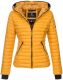 Navahoo Kimuk ladies spring quilted jacket hooded - Yellow-Gr.M