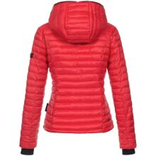 Navahoo Kimuk ladies spring quilted jacket hooded - Red-Gr.XS