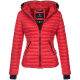 Navahoo Kimuk ladies spring quilted jacket hooded - Red-Gr.XS