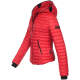 Navahoo Kimuk ladies spring quilted jacket hooded - Red-Gr.XS