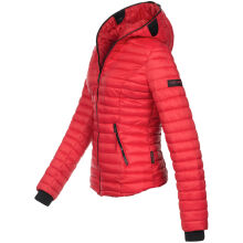 Navahoo Kimuk ladies spring quilted jacket hooded - Red-Gr.M