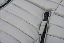 Navahoo Kimuk ladies spring quilted jacket hooded - Gray-Gr.XS
