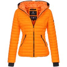 Navahoo Kimuk ladies spring quilted jacket hooded - Orange-Gr.XS
