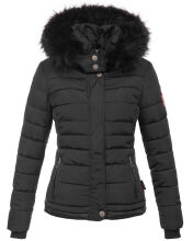 Navahoo Chloe Damen Winterjacke gefüttert Schwarz - Black Größe XS - Gr. 34