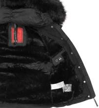 Navahoo Chloe ladies winter jacket lined Schwarz - Black Größe XS - Gr. 34