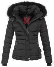 Navahoo Chloe ladies winter jacket lined Schwarz - Black...
