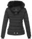 Navahoo Chloe ladies winter jacket lined Schwarz - Black Größe M - Gr. 38