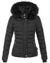 Navahoo Chloe ladies winter jacket lined Schwarz - Black Größe XL - Gr. 42