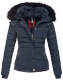 Navahoo Chloe ladies winter jacket lined Navy - Dunkelblau Größe XS - Gr. 34