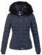 Navahoo Chloe Damen Winterjacke gefüttert Navy - Dunkelblau Größe XS - Gr. 34