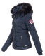 Navahoo Chloe Damen Winterjacke gefüttert Navy - Dunkelblau Größe S - Gr. 36