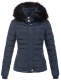Navahoo Chloe ladies winter jacket lined Navy - Dunkelblau Größe M - Gr. 38