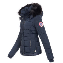 Navahoo Chloe Damen Winterjacke gef&uuml;ttert Navy - Dunkelblau Gr&ouml;&szlig;e XL - Gr. 42