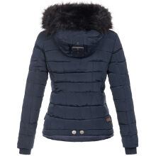 Navahoo Chloe Damen Winterjacke gef&uuml;ttert Navy - Dunkelblau Gr&ouml;&szlig;e XL - Gr. 42
