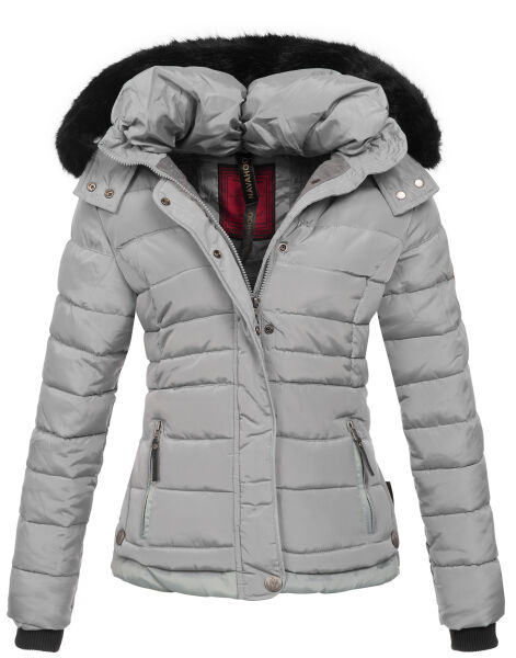 Navahoo Chloe ladies winter jacket lined Grau Größe XS - Gr. 34