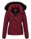 Navahoo Chloe Damen Winterjacke gefüttert Bordeaux - Rot Größe XS - Gr. 34