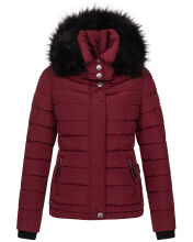 Navahoo Chloe ladies winter jacket lined Bordeaux - Rot Größe S - Gr. 36