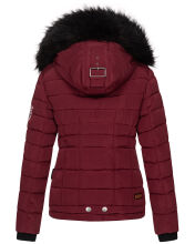 Navahoo Chloe Damen Winterjacke gefüttert Bordeaux - Rot Größe S - Gr. 36