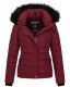 Navahoo Chloe ladies winter jacket lined Bordeaux - Rot Größe S - Gr. 36