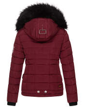 Navahoo Chloe ladies winter jacket lined Bordeaux - Rot Größe XL - Gr. 42