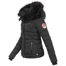 Navahoo Chloe Damen Winterjacke gef&uuml;ttert Schwarz - Black Gr&ouml;&szlig;e XXL - Gr. 44