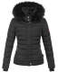 Navahoo Chloe ladies winter jacket lined Schwarz - Black Größe XXL - Gr. 44