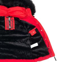 Navahoo Chloe Damen Winterjacke gefüttert Rot - Red Größe XS - Gr. 34