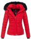 Navahoo Chloe Damen Winterjacke gefüttert Rot - Red Größe XS - Gr. 34