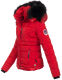 Navahoo Chloe Damen Winterjacke gefüttert Rot - Red Größe XS - Gr. 34