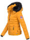 Navahoo Chloe Damen Winterjacke gefüttert Gelb - Yellow Größe XS - Gr. 34