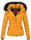 Navahoo Chloe Damen Winterjacke gefüttert Gelb - Yellow Größe S - Gr. 36