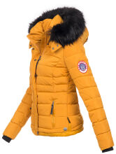 Navahoo Chloe Damen Winterjacke gefüttert Gelb - Yellow Größe M - Gr. 38