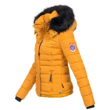 Navahoo Chloe Damen Winterjacke gef&uuml;ttert Gelb - Yellow Gr&ouml;&szlig;e M - Gr. 38
