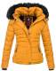 Navahoo Chloe ladies winter jacket lined Gelb - Yellow Größe XXL - Gr. 44